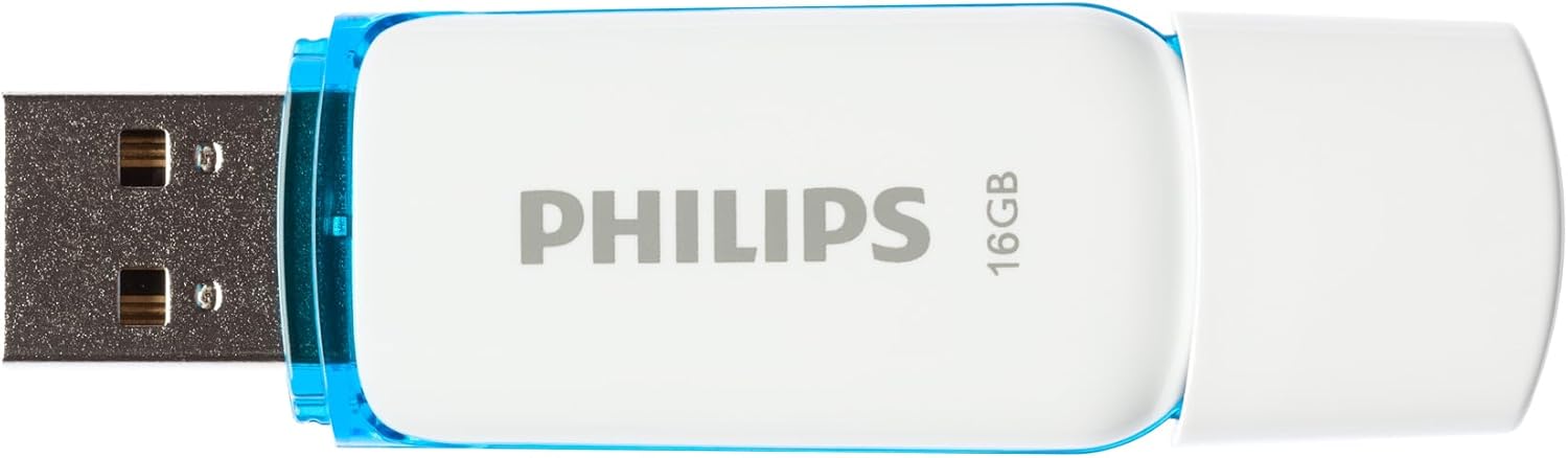 Philips Snow USB 2.0 Flash Drive - 4/8/16/32 GB