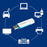 Philips Snow USB 2.0 Flash Drive - 4/8/16/32 GB