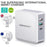 Sumvision 65W 3-Port USB-C PD & QC 3.0 Charger - Universal Laptop & Phone Fast Charger (UK/EU/US Plugs)