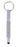 Mini Multi Function Pen with Keyring Hook, Stylus, Cross Screwdriver, Flat Screwdriver, Ruler (Silver)