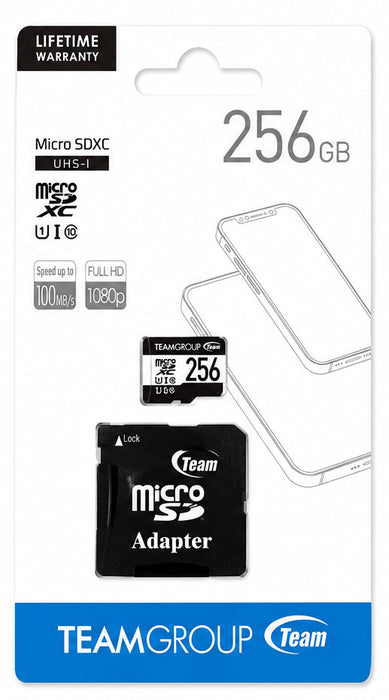 TEAMGROUP microSD / microSDHC / microSDXC Memory Card - 2GB-256GB