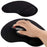 Black Anti-Slip Comfort Mouse Pad With Gel Foam Rest Wrist Support For PC, Laptop