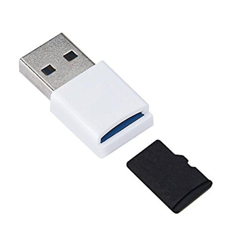 USB 3.0 Micro SD/Micro SDHC/Micro SDXC High Speed Super Fast Memory Card Reader/Writer with Silicone Case for Protection & Attaching on Keyring