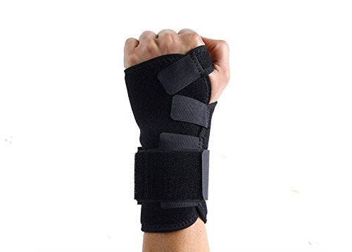 Wrist Support Black Wrist Brace for Immediate Pain Relief from Carpal Tunnel Syndrome, Wrist Pain, Sprains, RSI and Arthritis