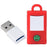 USB 3.0 Micro SD/Micro SDHC/Micro SDXC High Speed Super Fast Memory Card Reader/Writer with Silicone Case for Protection & Attaching on Keyring