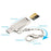 Memwah USB-C OTG, USB Type C, USB 2.0 Adapter |Micro SD, Micro SDHC, Micro SDXC Memory Card Reader | Premium Metal Body with Keychain | Compatible with Smartphones, MacBook, PC, Tablets, USB C Devices