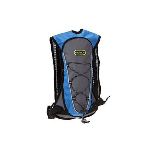 Summit Pursuit 1.5L Hydration Medium Size Back Pack With Water Bladder Included Blue For Hiking, Walking, Camping