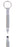 Mini Multi Function Pen with Keyring Hook, Stylus, Cross Screwdriver, Flat Screwdriver, Ruler (Silver)