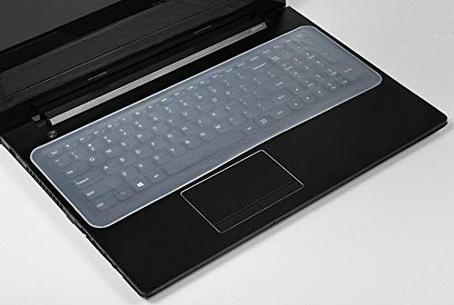 Keyboard Protector Skin Silicone Cover Clear Film Dust and Waterproof Universal for 13, 14, 15 inch Laptop, Notebook, Netbook, Chromebook