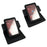 PU Leather 360 Rotational Texture Case Black Compatible for use with Motorola Xoom 2 Android Tablet