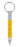 Mini Multi Function Pen with Keyring Hook, Stylus, Cross Screwdriver, Flat Screwdriver, Ruler (Yellow)