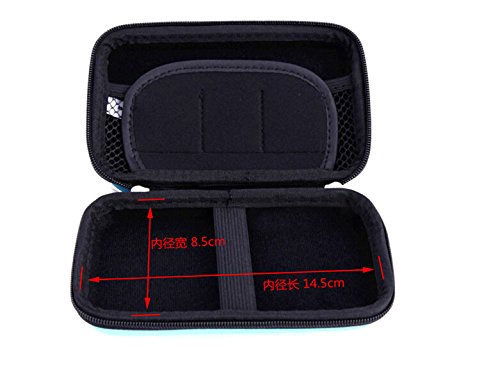 Universal Small Black Travel Organiser For Portable Hard Drives, Cables, USB Flash Drives, Memory Readers
