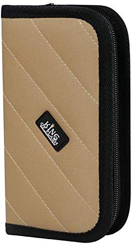 9 x USB Flash Drives Carrying Case With Premium Quality Padded Protection for Flash/Key Drives - Khaki