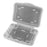 Hard Shell Water Resistant Multi Use Memory Card Case for SD/SDHC/SDXC/microSD/microSDHC/microSDXC/Pro DUO/Compact Flash Cards (6 Way Memory Card Case)