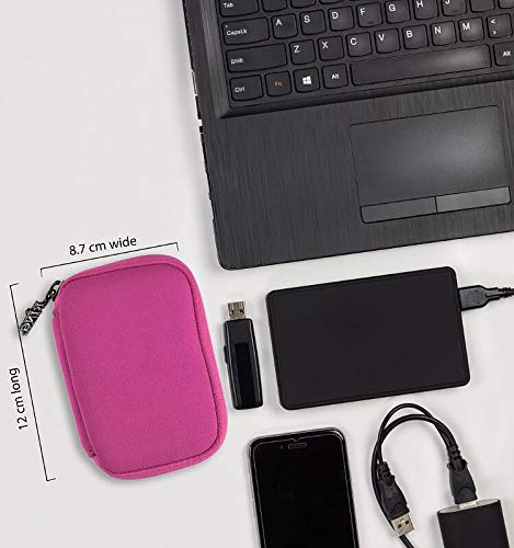 USB Flash Drive Case With Premium Quality Padded Protection For Up To 6 Flash/Key Drives, Flash Drive Case Organizer