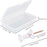 Rose Gold Thumb Transparent Plastic Drawing Pins, Push Thumb Board Photo Pin (Straight Head 500 pcs)