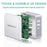 Sumvision 65W 3-Port USB-C PD & QC 3.0 Charger - Universal Laptop & Phone Fast Charger (UK/EU/US Plugs)