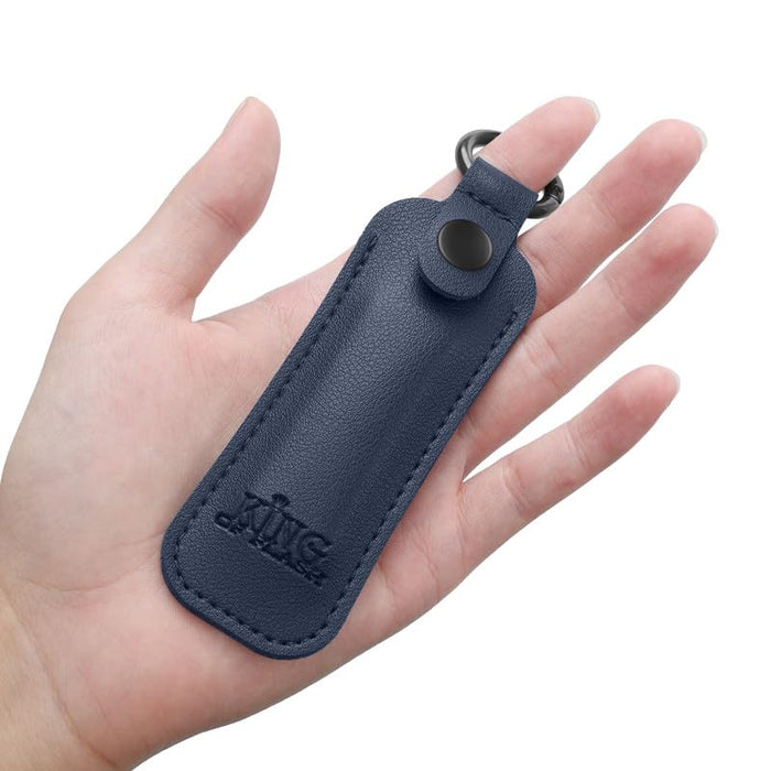 USB Flash Drive Holder Case With Keyring Attachment - 3 Pack Memory Stick Portable Travel Shuttle Carry Case Storage - Holds 1 USB - PU Leather