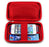 Red/Black Portable Carry Case Organiser Medium, 8 x USB Sticks, Memory Cards, Cables & Mobile Phone Slot