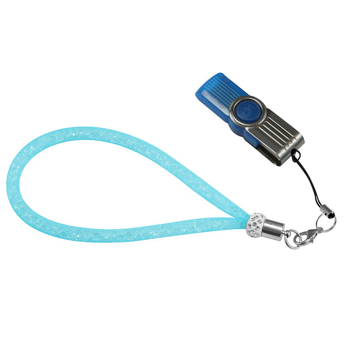 [8] Sparkly Wrist Lanyards Strap, Rhinestone Diamond Decorative Crystal Pendant Glitter Bling Wrist Strap for Keys, Smartphone, Camera, Necklace ID Card Badge Holder