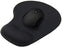 Black Anti-Slip Comfort Mouse Pad With Gel Foam Rest Wrist Support For PC, Laptop
