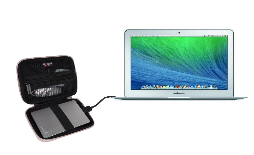 Portable EVA Hard Case For External Hard Drives 2.5" Memory Cards, USB Flash Drives, Memory Card Readers