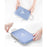 Travel Packing Cubes Organizer, Perfect for Family toiletry bag & Underwear Storage Suitcase Cubes, Set of 5 Waterproof Packing Bag Pcs - Lightblue