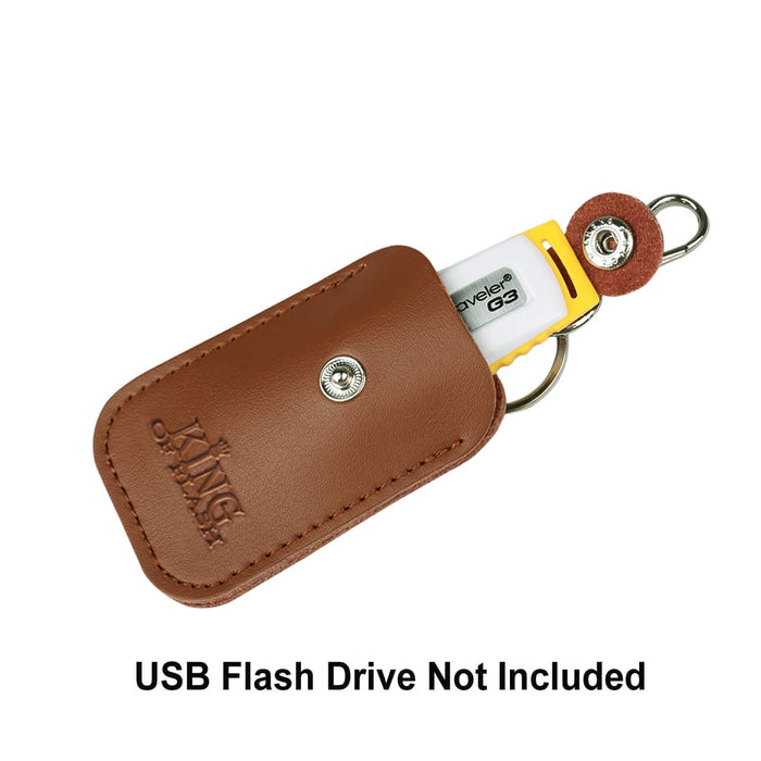 USB Flash Drive Portable Travel Memory Stick Shuttle Carry Case - Holds 1 USB Sticks with Keyring Hook