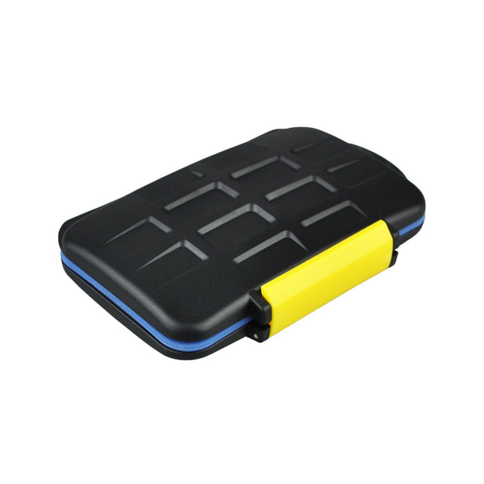 Hard Shell Water Resistant Multi Use Memory Card Case for SD/SDHC/SDXC/microSD/microSDHC/microSDXC/Pro DUO/Compact Flash Cards (4CF 4SD 4XD 4MS Pro DUO Hard Shell)