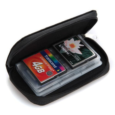 8 Pages and 22 Slots Memory Card Carrying Case Holder Pouch for SD SDHC MMC CF Micro SD Storage Protector