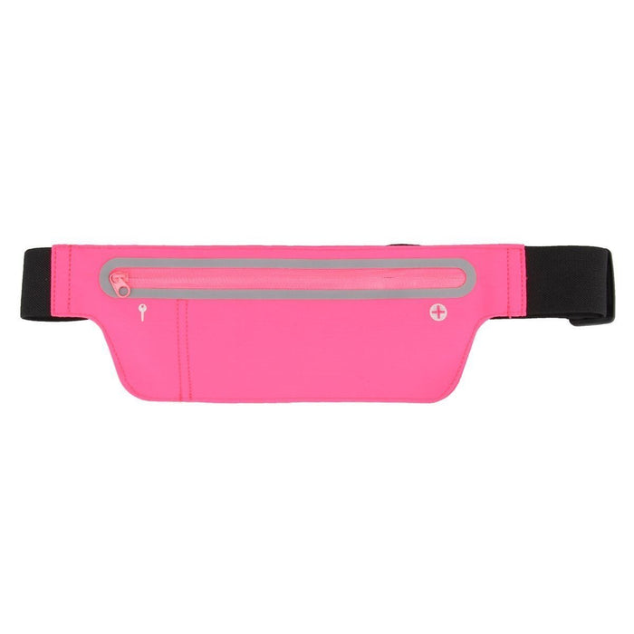 Adjustable Waist Bum Bag Belt Neoprene Single Zipper Pouch for Running Gym Cycling can Compatible with iPhone X XR XS 8, 8 Plus, Samsung S9 & Smartphones up to 6"