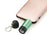 Mini USB Rechargeable LED Torch Flashlight with Keyring Keyring