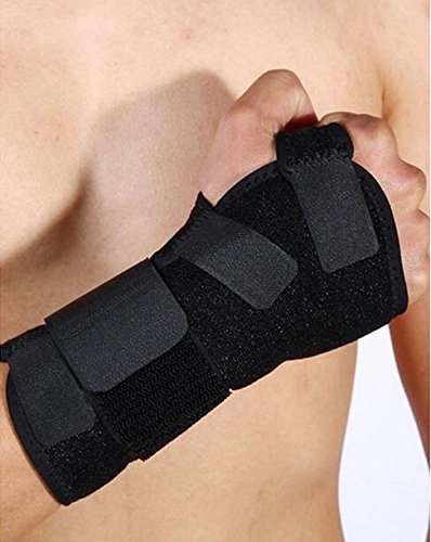 Wrist Support Black Wrist Brace for Immediate Pain Relief from Carpal Tunnel Syndrome, Wrist Pain, Sprains, RSI and Arthritis
