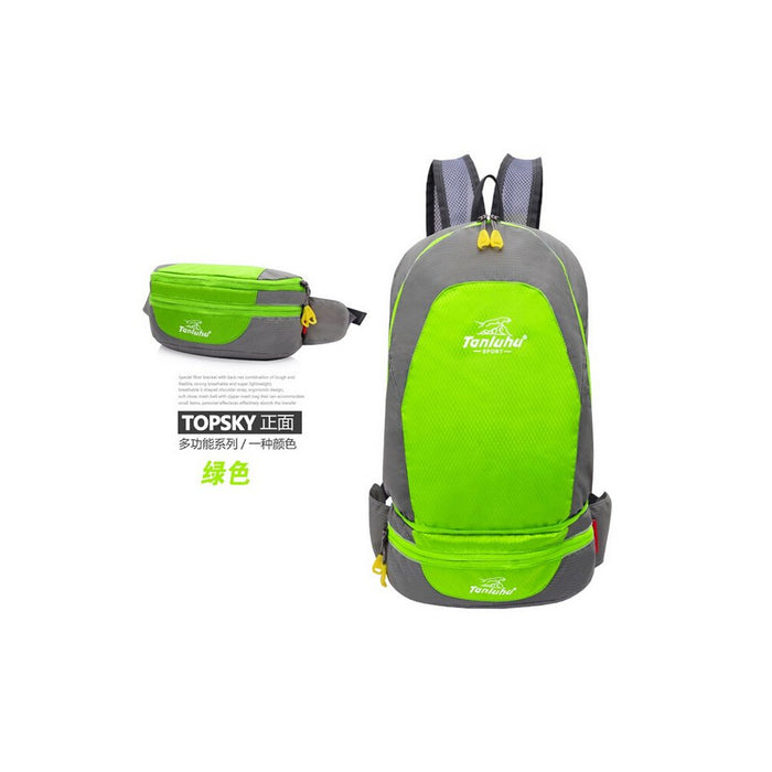 Unisex Lightweight Folding Waterproof Backpack Outdoor Camping Hiking Mountain Climbing Daypack Bag