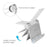 Portable Desk Multi Angle Stand Holder Compatible for 4-12" Tablet, iPad, Smartphone, iPhone & Various Devices