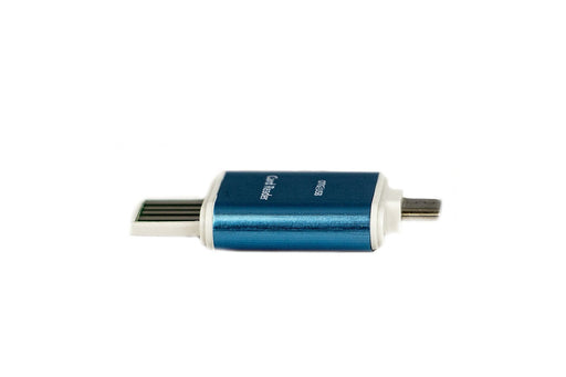 Standard USB & OTG Micro USB microSD/SDHC T-Flash Memory Card Reader Writer for Compatible Smartphone Mobile Phone PC Laptop Tablet Camera
