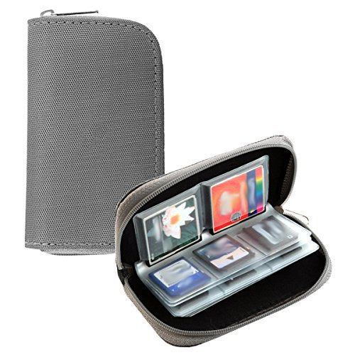 8 Pages and 22 Slots Memory Card Carrying Case Holder Pouch for SD SDHC MMC CF Micro SD Storage Protector