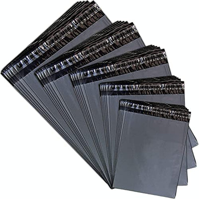 Mailing Bags 200 Self Adhesive, Waterproof and Tear-Proof Postal Bags Small Sized Grey Plastic Mailing Mail Post Postage Plastic Bags