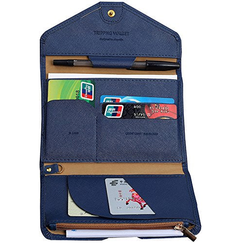 RFID Blocking Passport Wallet Organiser Holder Pouch