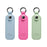 USB Flash Drive Holder Case With Keyring Attachment - 3 Pack Memory Stick Portable Travel Shuttle Carry Case Storage - Holds 1 USB - PU Leather