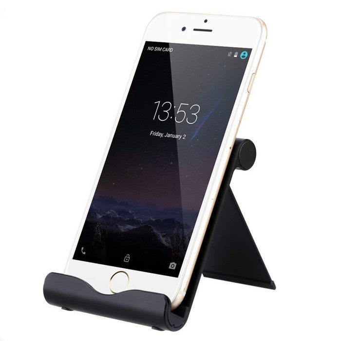 Portable Desk Multi Angle Stand Holder Compatible for 4-12" Tablet, iPad, Smartphone, iPhone & Various Devices