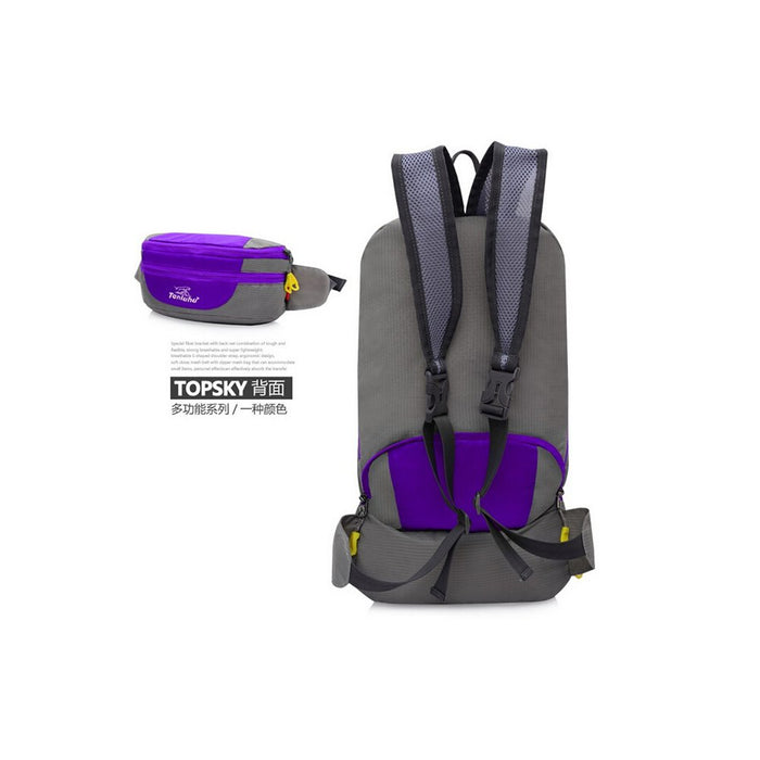 Unisex Lightweight Folding Waterproof Backpack Outdoor Camping Hiking Mountain Climbing Daypack Bag