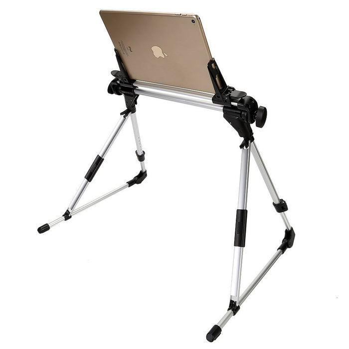 Universal Foldable Desk Floor Stand Bed Tablet Mobile Phone Holder Mount Up to 9.7" Compatible Tablet Devices