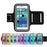 Universal Mobile Phone Reflective Adjustable Armband Case Holder Compatible with Sony Xperia Z1/Z2/Z3, iPhone 6, Samsung S3/S4/S5, Nexus & Other Mobiles