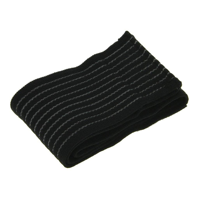 Elasticated Knee Sleeve Beige Adjustable Lightweight Design with High-Performance Elastic Fabric - One Size