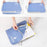 Travel Packing Cubes Organizer, Perfect for Family toiletry bag & Underwear Storage Suitcase Cubes, Set of 5 Waterproof Packing Bag Pcs - Lightblue