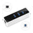 3 Port USB 3.0 Hub and RJ45 10/100/1000 Gigabit Ethernet Hub Converter LAN Wired Network Adapter With Built-In USB 3.0 Cable Black/White Supports Windows XP, Vista, Win 7/8, Mac OS 10.6+, Linux