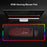 RGB Gaming Mouse Mat Pad Large Thick(800—300—4mm) XXXL Extended Led Mousepad with Non-Slip Rubber Base, Soft Computer Keyboard Mice Mat for Macbook, PC, Laptop, Desk - Black