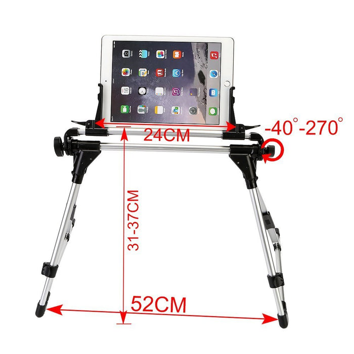 Universal Foldable Desk Floor Stand Bed Tablet Mobile Phone Holder Mount Up to 9.7" Compatible Tablet Devices