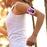 iPod Nano 7 Running Jogging Armband Holder Made with Super Strong Lycra Material with Reflective Stay Safe Strip, Dual Arm Size Slots, Key Pocket & Headphone Holder